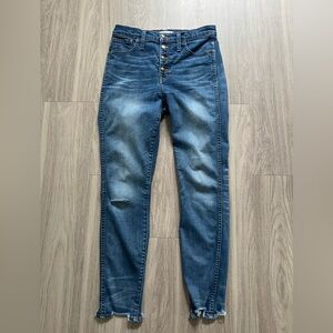 Madewell Blue Skinny Jeans size 28
